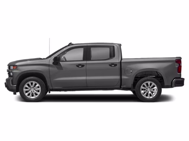 2021 Steel Metallic Chevrolet Silverado 1500 Custom 4X4 Truck