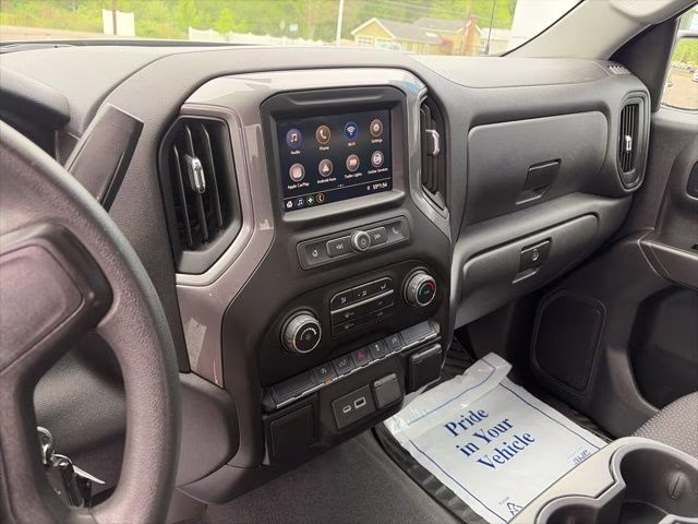2021 Steel Metallic Chevrolet Silverado 1500 Custom 4X4 Truck