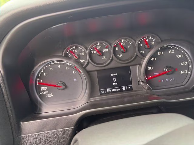 2021 Steel Metallic Chevrolet Silverado 1500 Custom 4X4 Truck