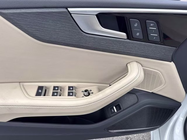 2024 White Audi A5 AWD Convertible