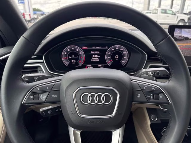 2024 White Audi A5 AWD Convertible