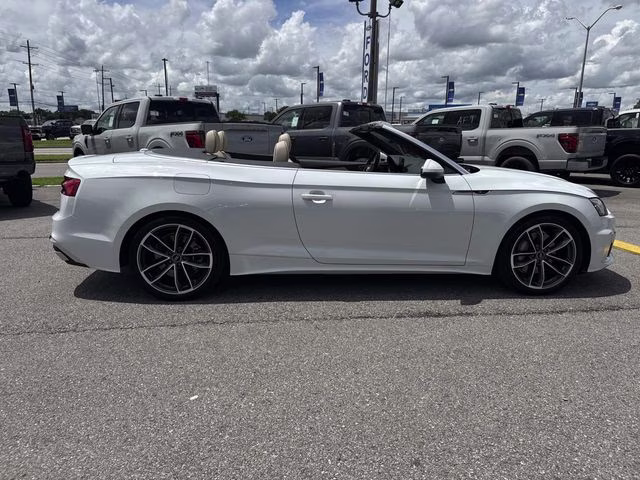 2024 White Audi A5 AWD Convertible