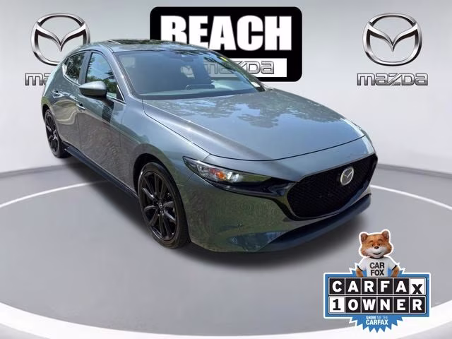 2022 Polymetal Gray Metallic Mazda Mazda3 Carbon Edition FWD Hatchback