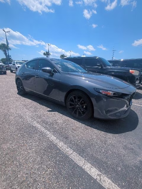 2022 Polymetal Gray Metallic Mazda Mazda3 Carbon Edition FWD Hatchback