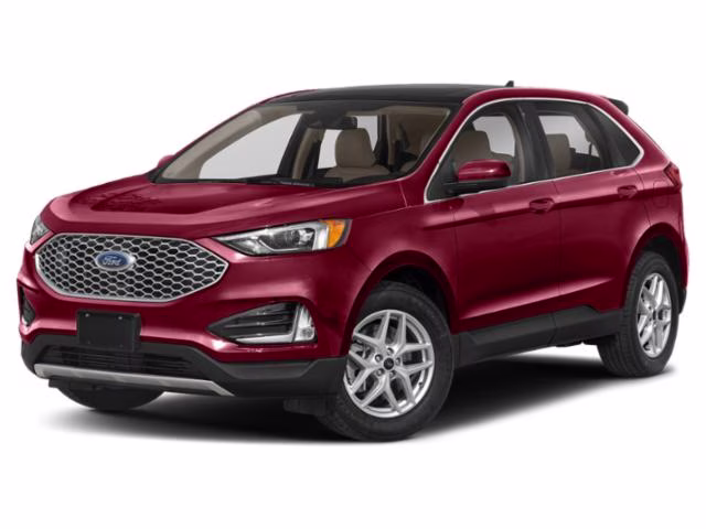 2023 Rapid Red Metallic Tinted Clearcoat Ford Edge SEL AWD SUV