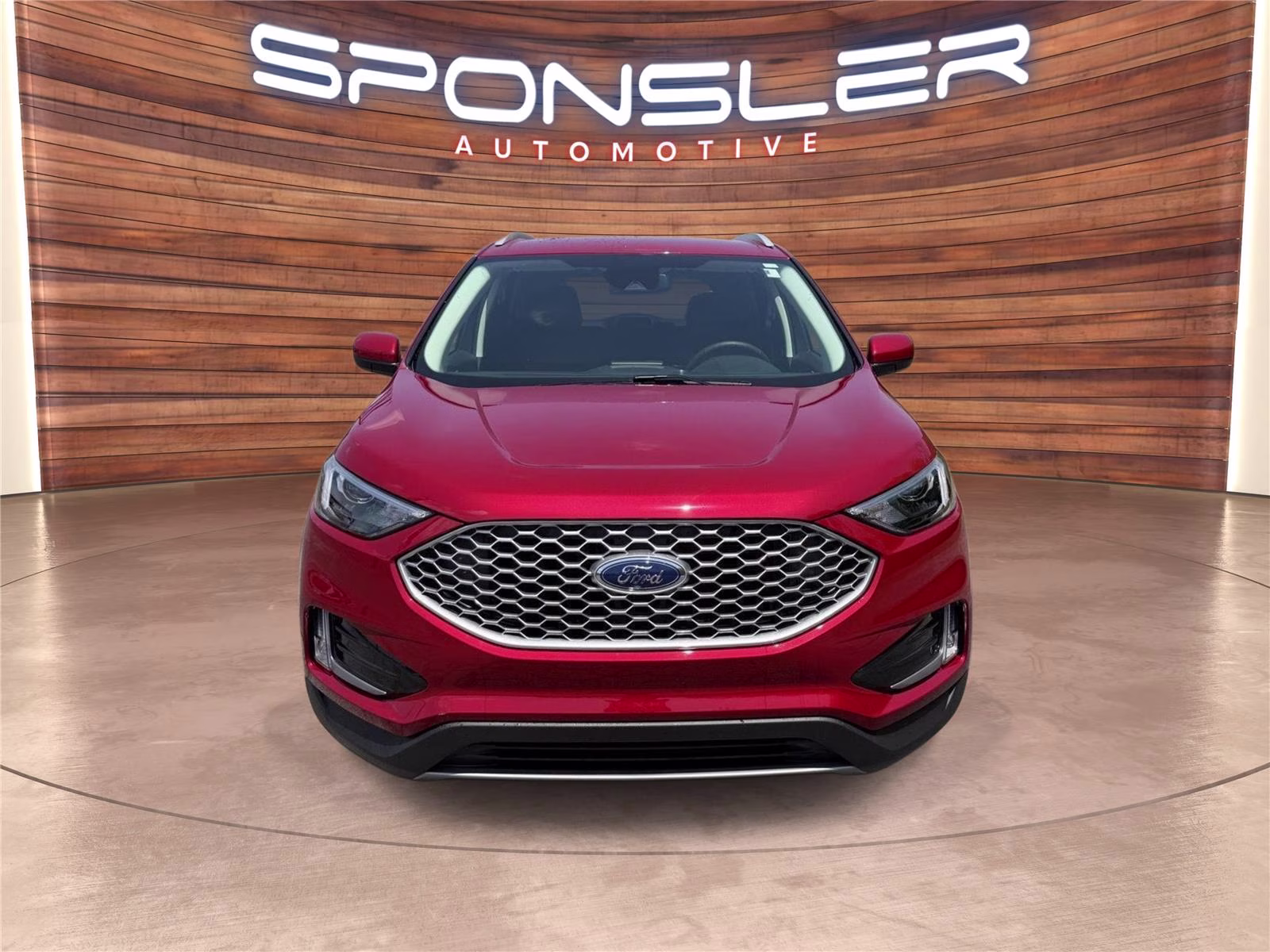 2023 Rapid Red Metallic Tinted Clearcoat Ford Edge SEL AWD SUV