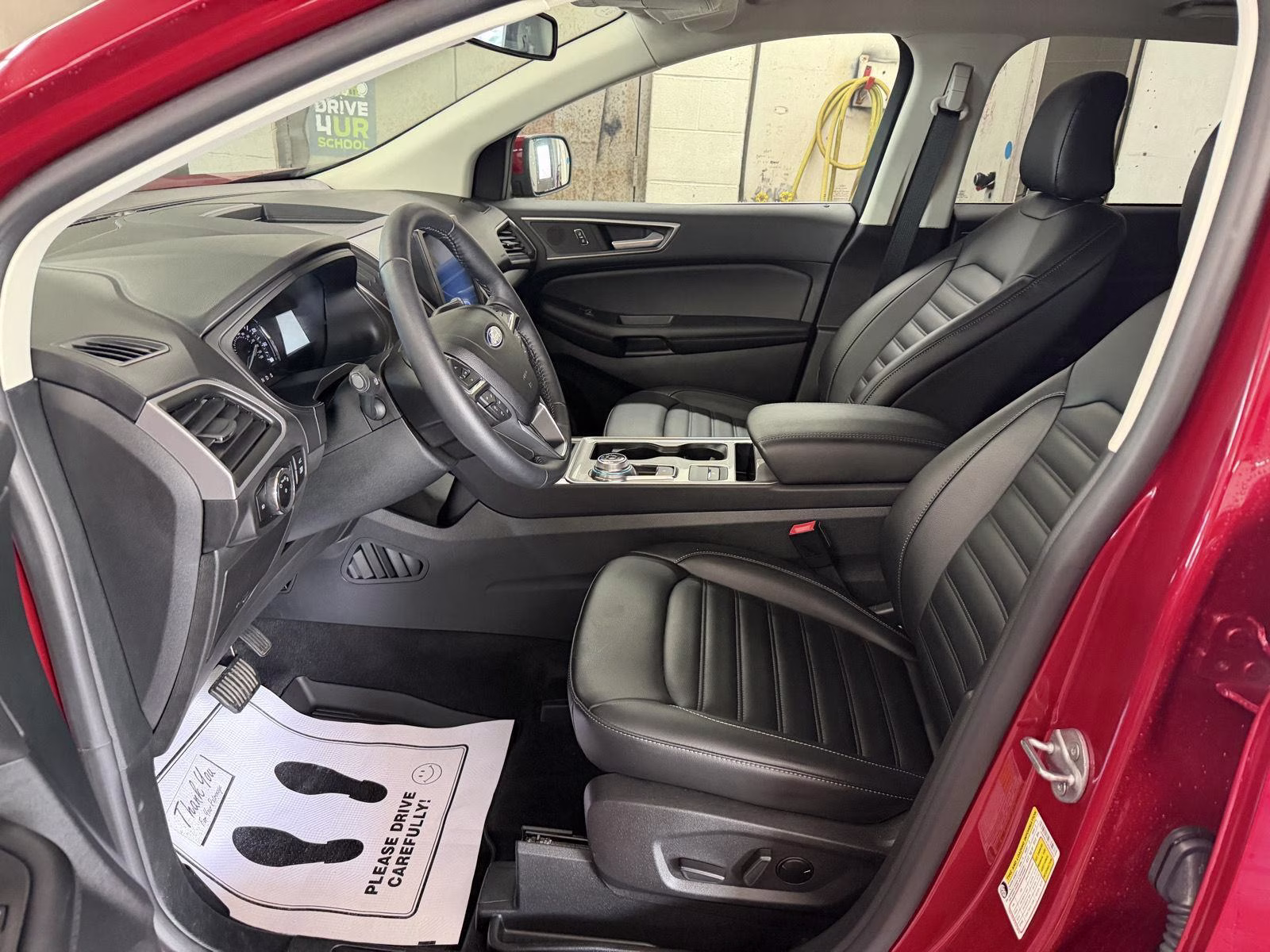 2023 Rapid Red Metallic Tinted Clearcoat Ford Edge SEL AWD SUV