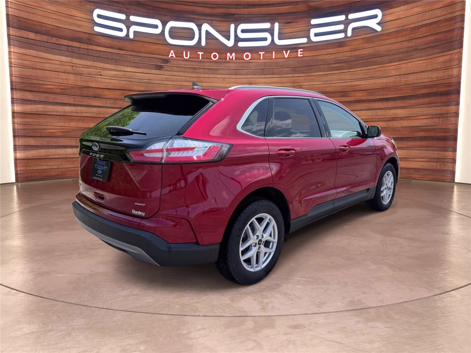 2023 Rapid Red Metallic Tinted Clearcoat Ford Edge SEL AWD SUV