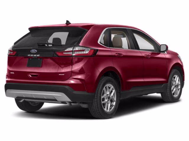 2023 Rapid Red Metallic Tinted Clearcoat Ford Edge SEL AWD SUV