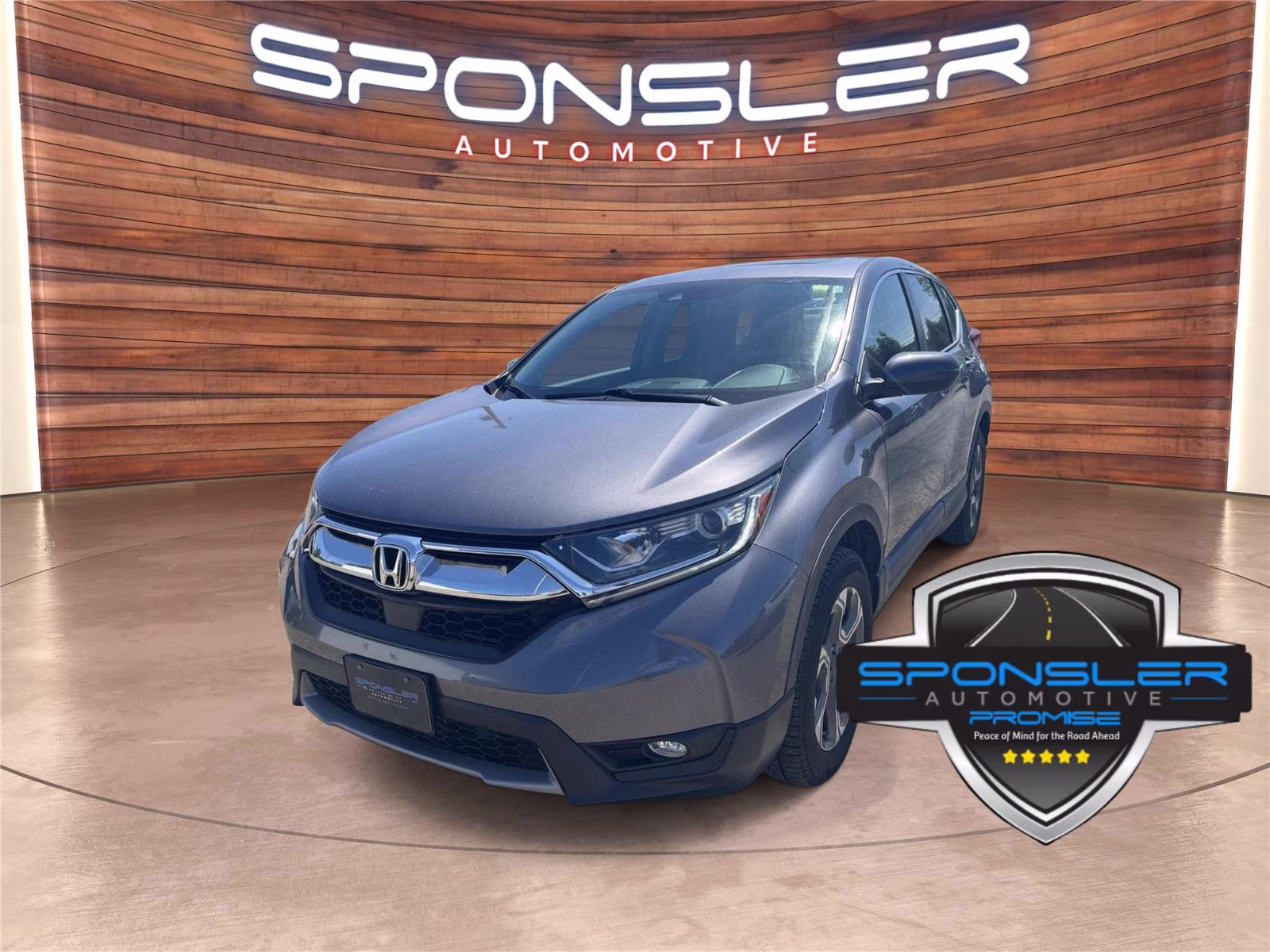 2019 Modern Steel Metallic Honda CR-V EX AWD SUV