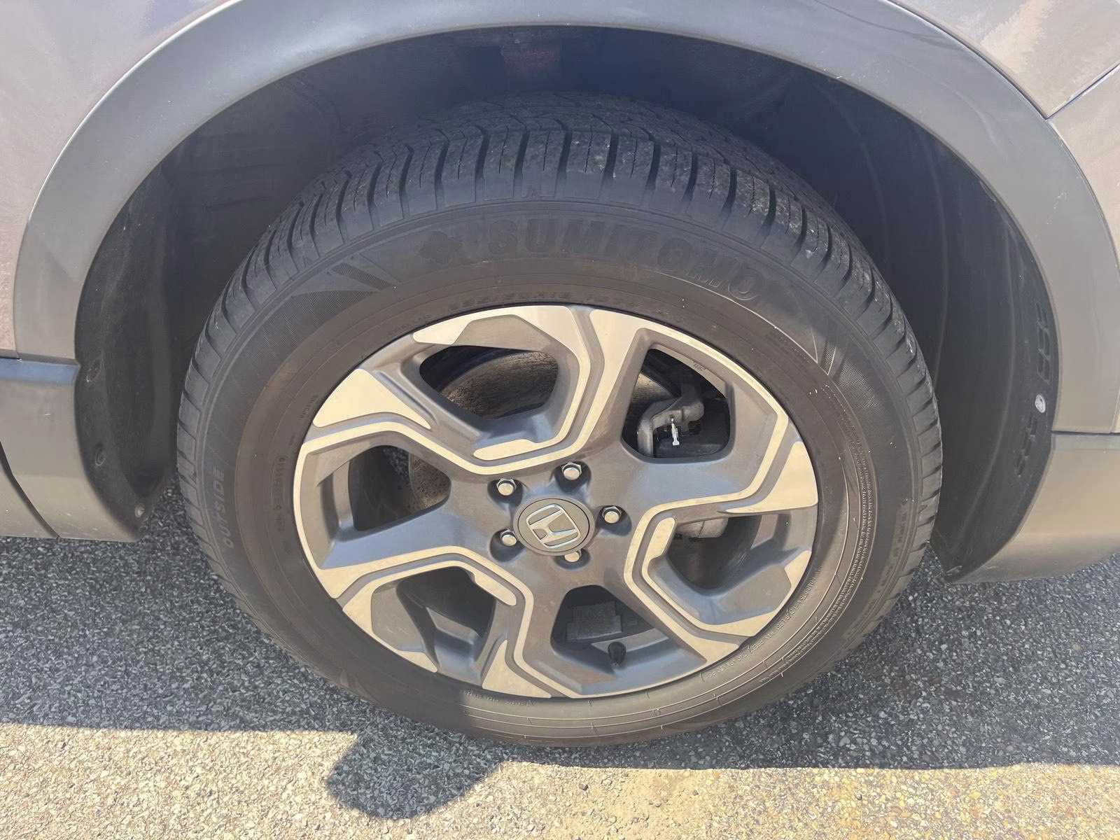 2019 Modern Steel Metallic Honda CR-V EX AWD SUV