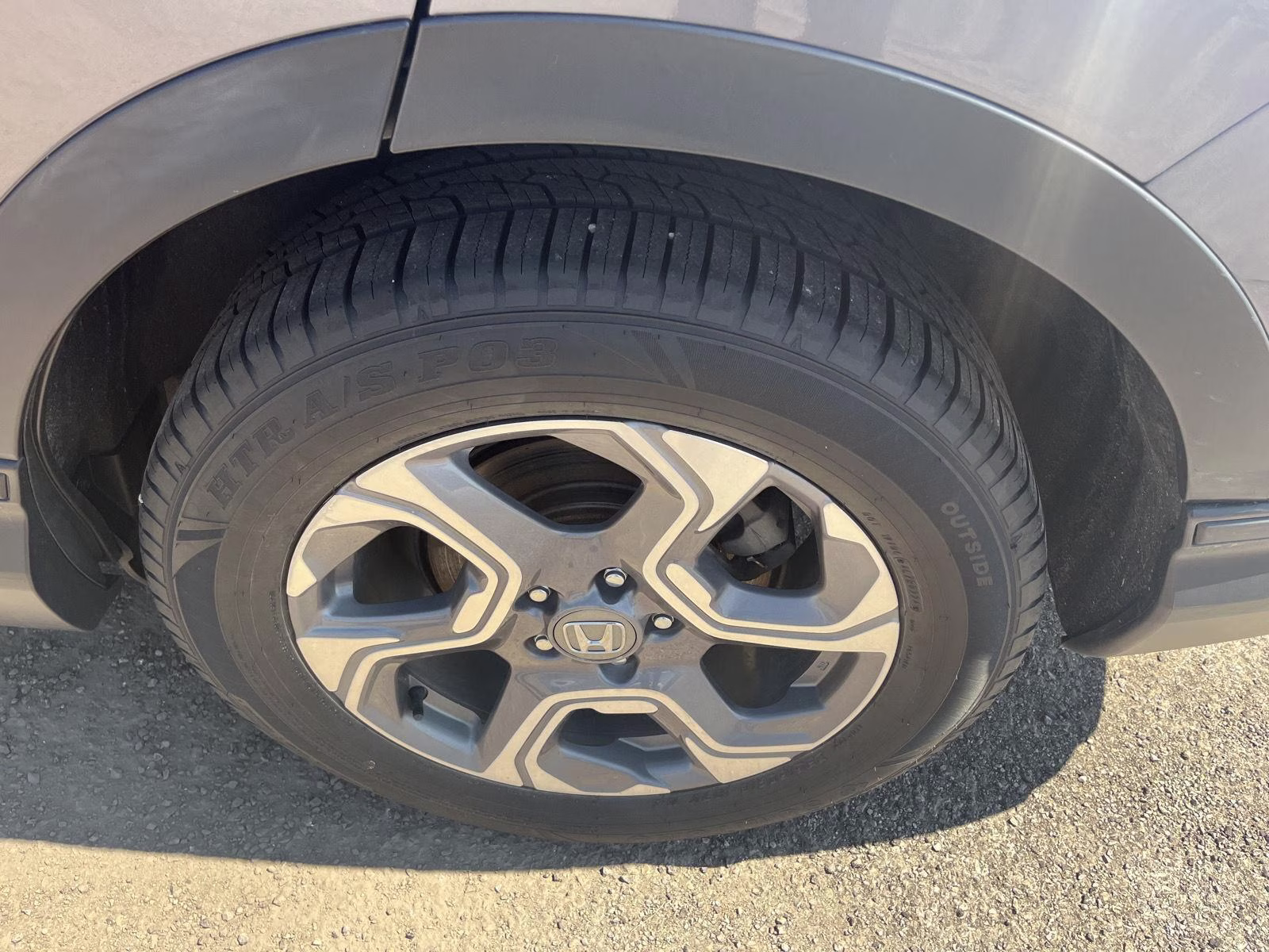 2019 Modern Steel Metallic Honda CR-V EX AWD SUV