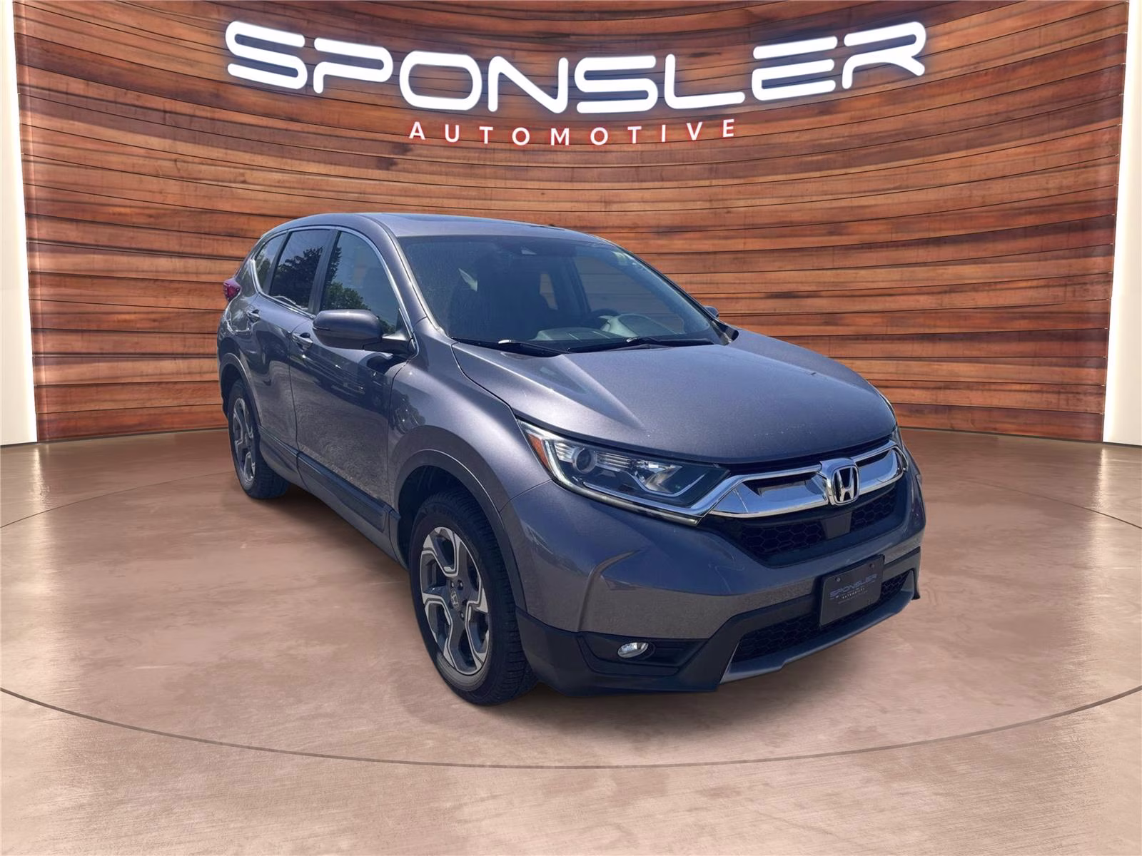 2019 Modern Steel Metallic Honda CR-V EX AWD SUV