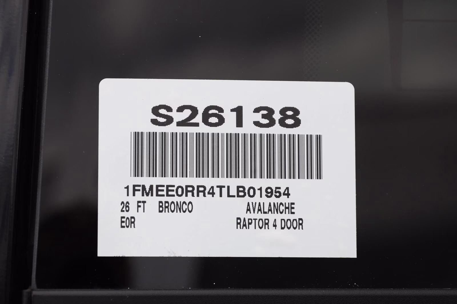 2026 Avalanche Gray Ford Bronco Raptor 4X4 SUV