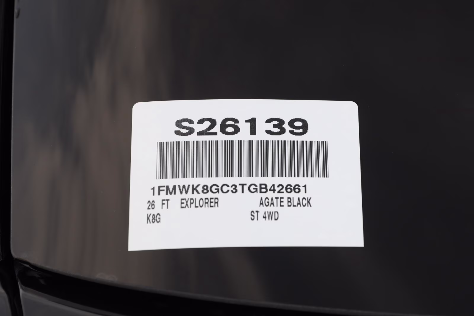 2026 Agate Black Metallic Ford Explorer ST 4X4 SUV