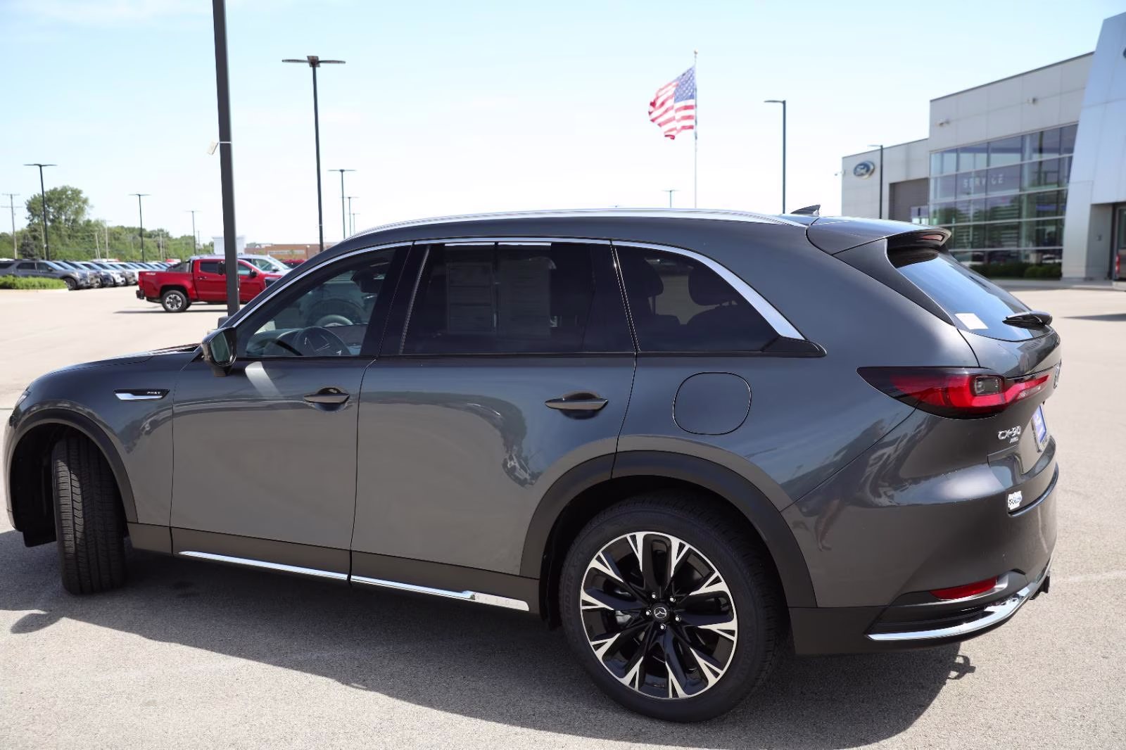 2024 Machine Gray Metallic Mazda CX-90 PHEV Premium Plus AWD SUV