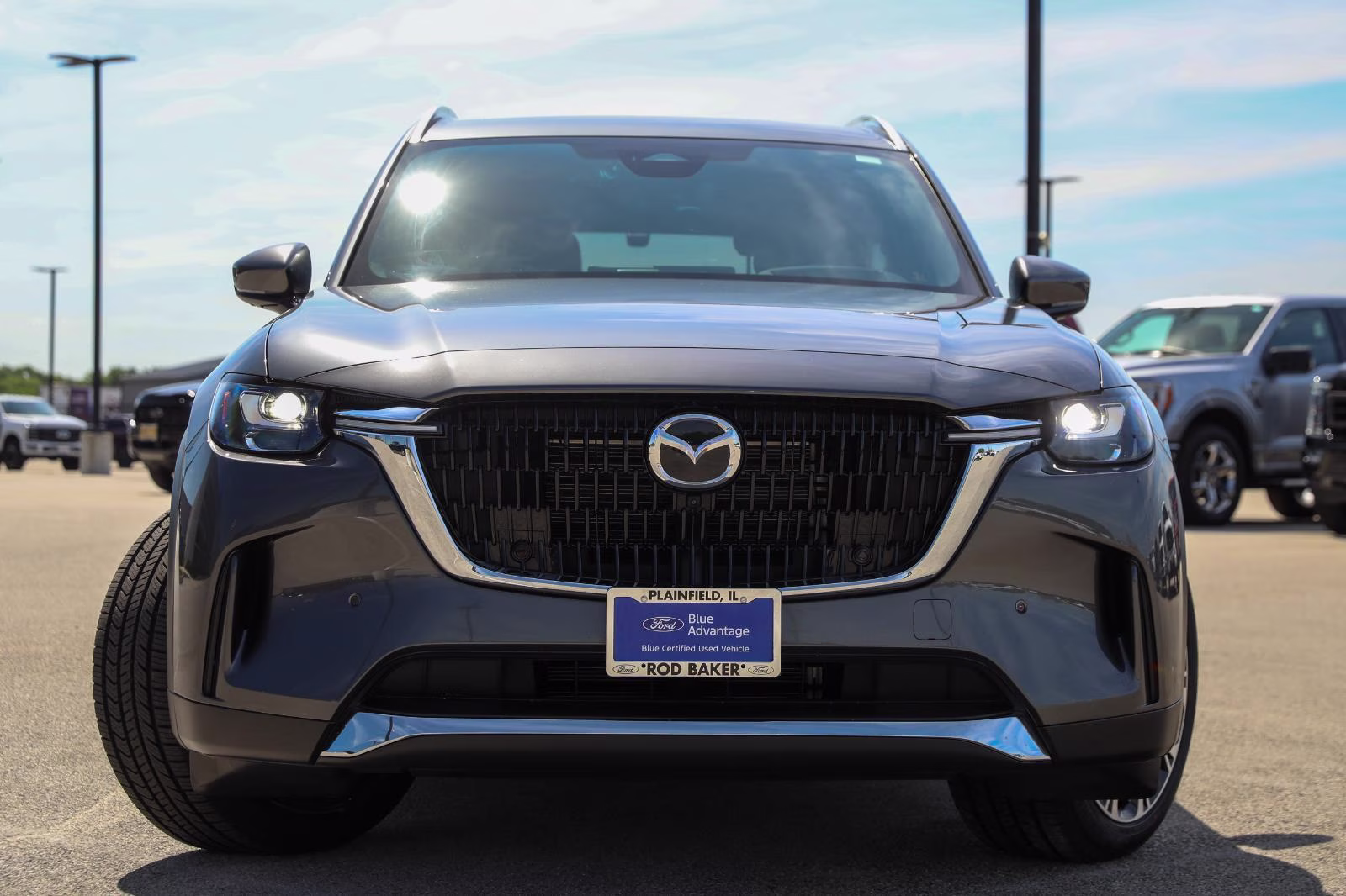 2024 Machine Gray Metallic Mazda CX-90 PHEV Premium Plus AWD SUV