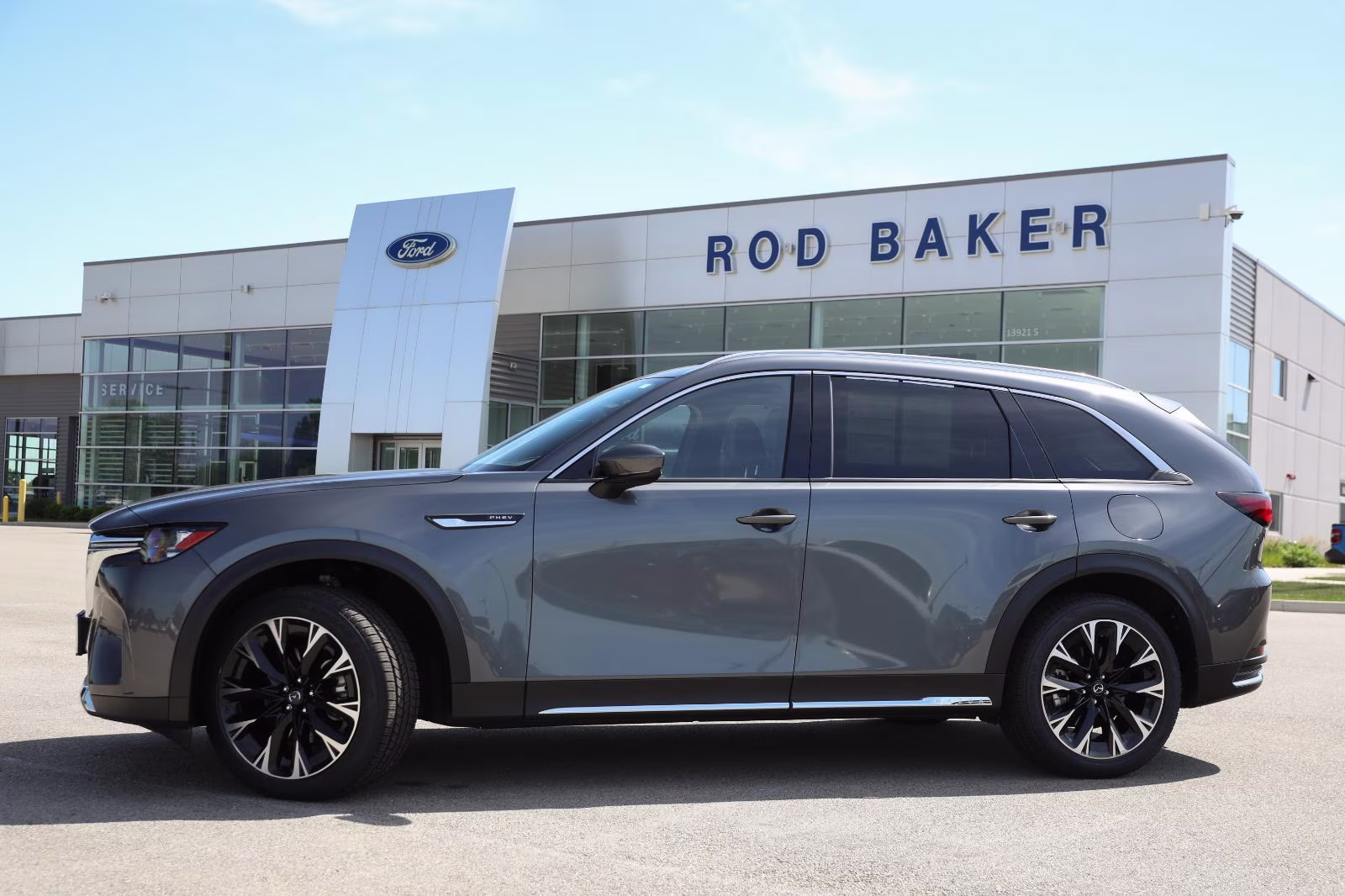 2024 Machine Gray Metallic Mazda CX-90 PHEV Premium Plus AWD SUV