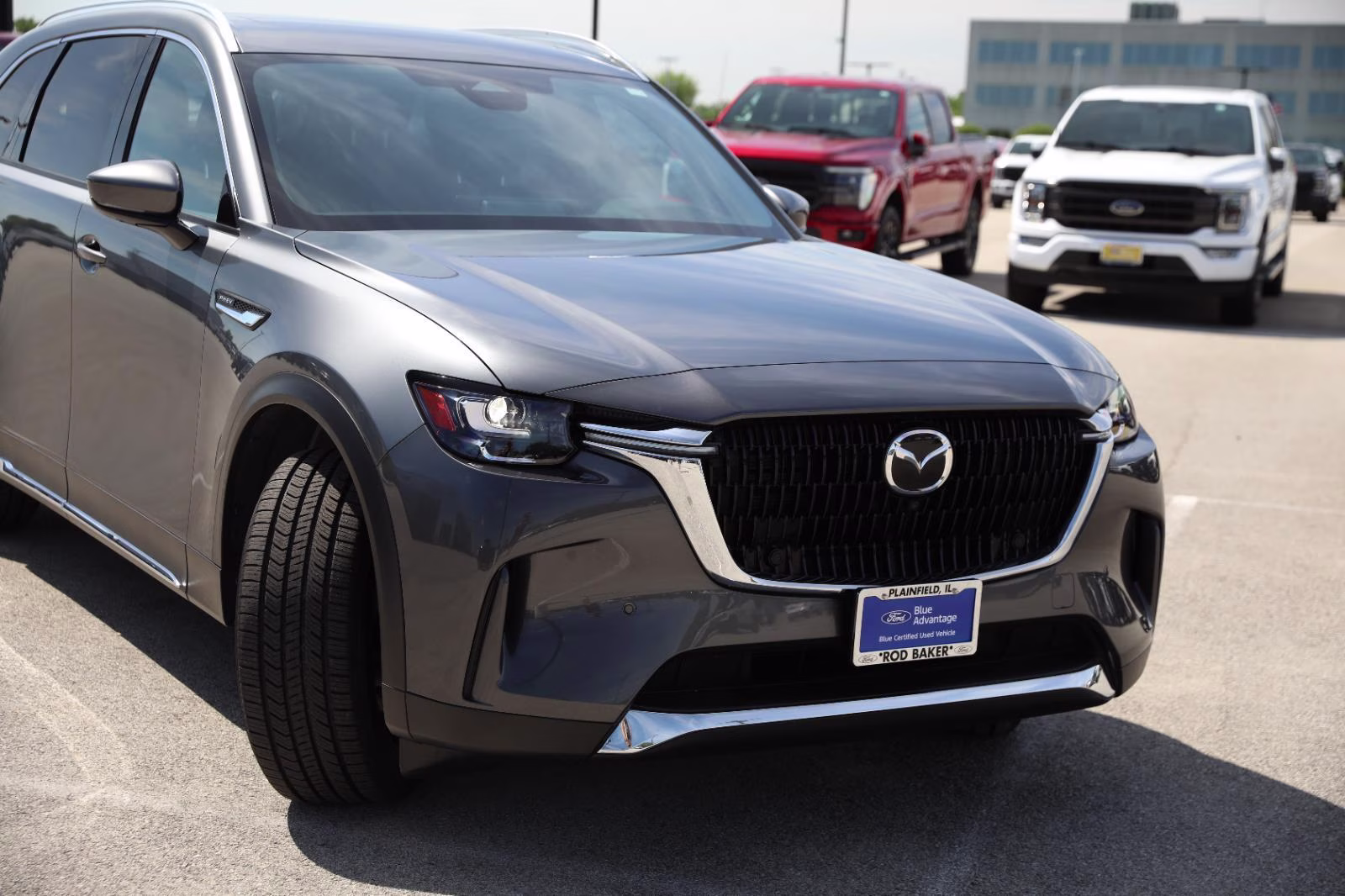 2024 Machine Gray Metallic Mazda CX-90 PHEV Premium Plus AWD SUV
