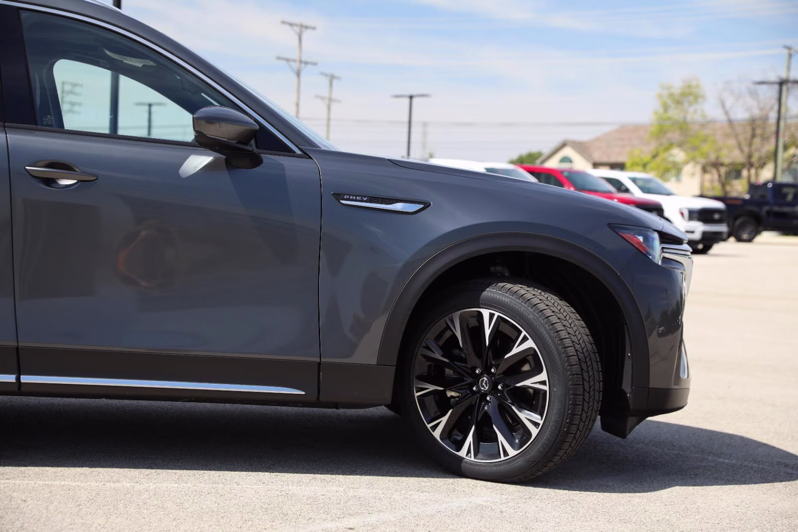 2024 Machine Gray Metallic Mazda CX-90 PHEV Premium Plus AWD SUV