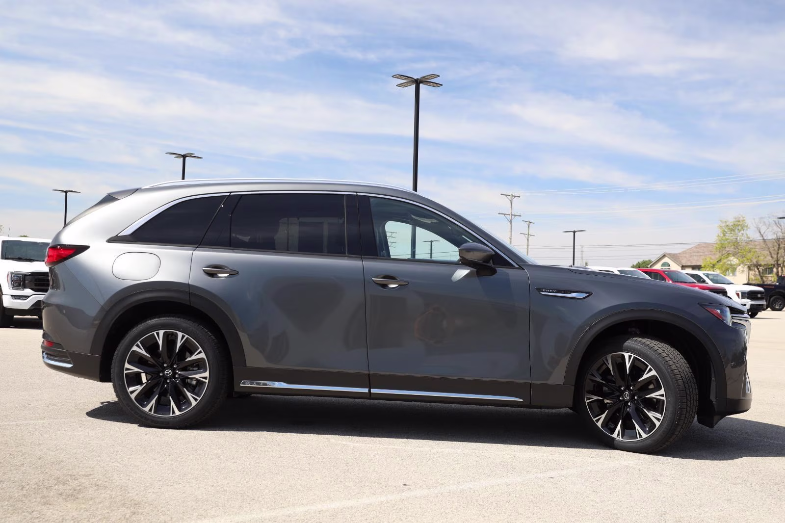 2024 Machine Gray Metallic Mazda CX-90 PHEV Premium Plus AWD SUV