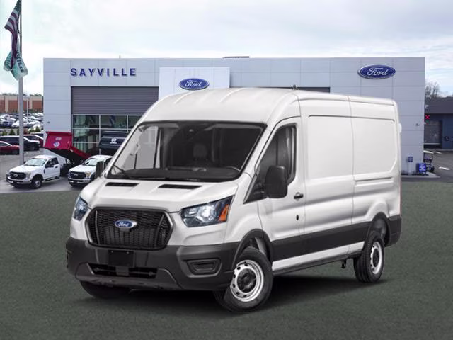 2026 Oxford White Ford Transit Cargo Van T-350 148 Med Rf 9500 GVWR RWD RWD Van