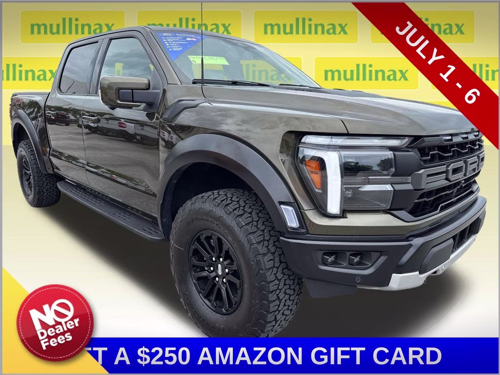 2025 Shelter Green Ford F-150 Raptor 4X4 Truck