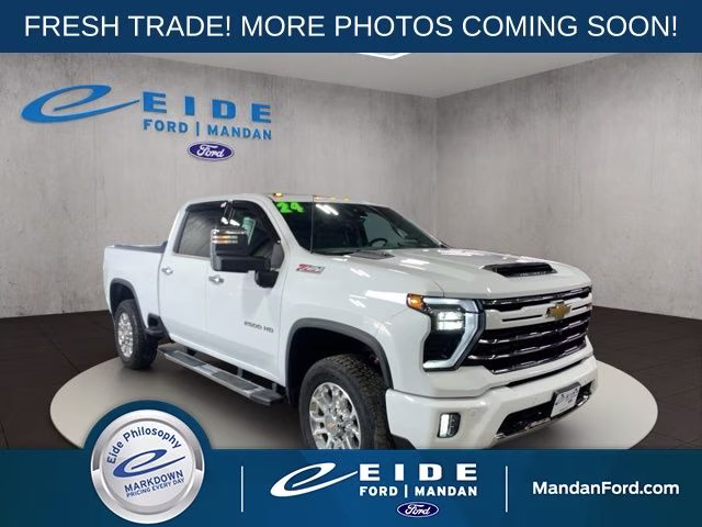 2024 Summit White Chevrolet Silverado 2500HD LTZ 4X4 Truck