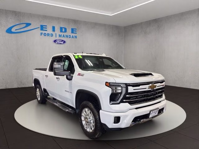 2024 Summit White Chevrolet Silverado 2500HD LTZ 4X4 Truck