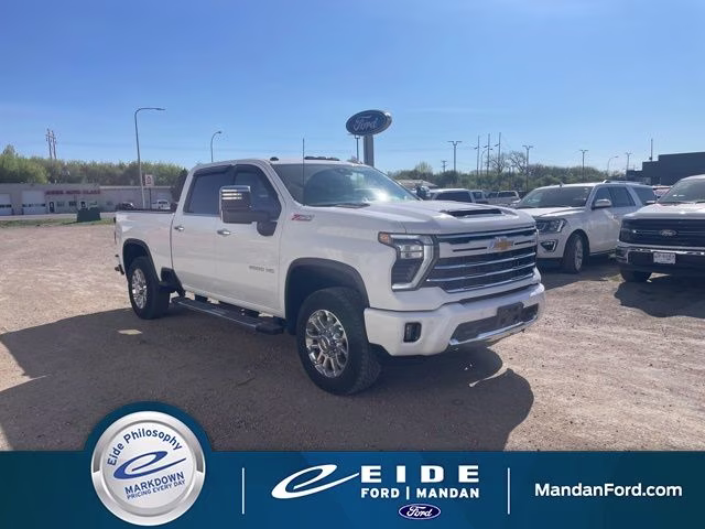 2024 Summit White Chevrolet Silverado 2500HD LTZ 4X4 Truck