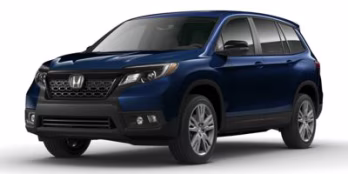 2021 Black Honda Passport EX-L AWD SUV