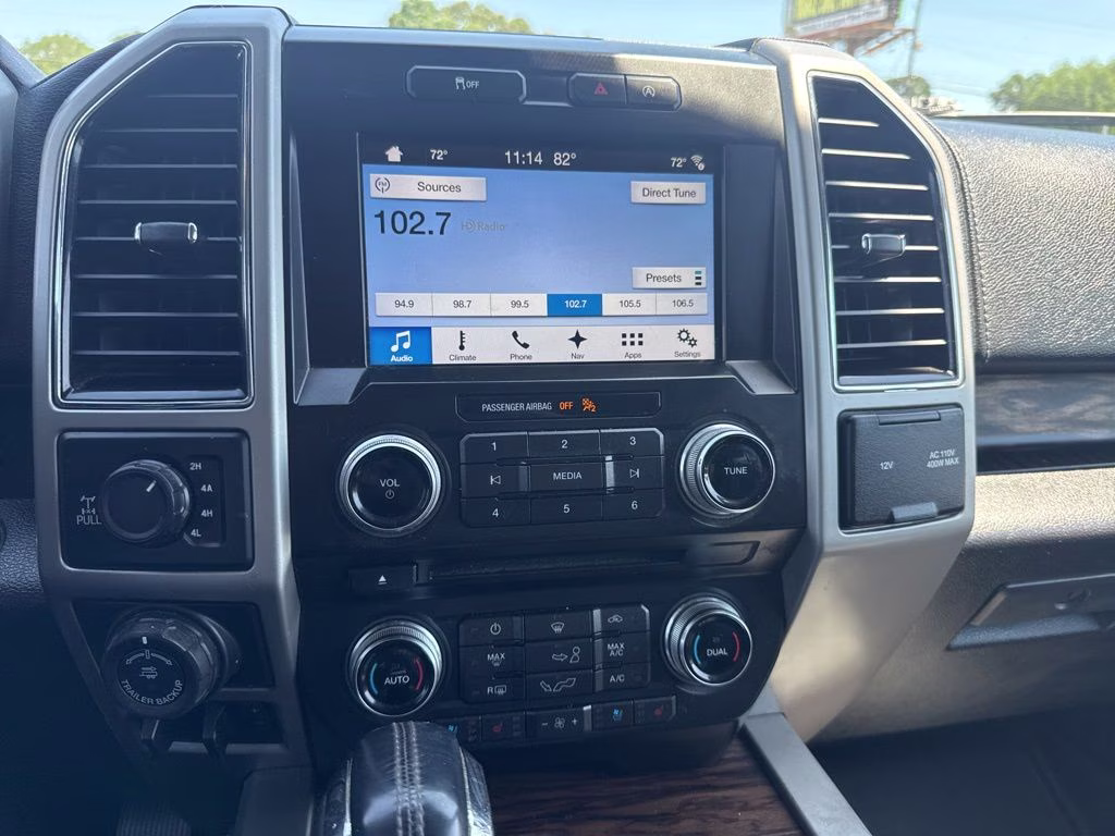 2018 Blue Jeans Metallic Ford F-150 Lariat 4X4 Truck