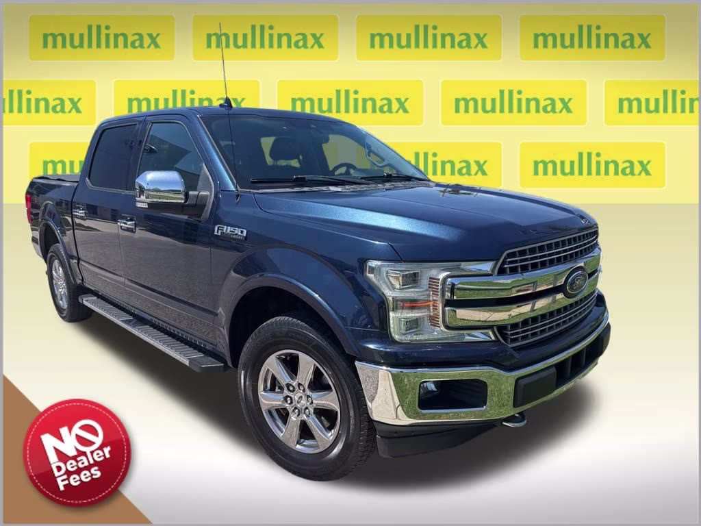 2018 Blue Jeans Metallic Ford F-150 Lariat 4X4 Truck