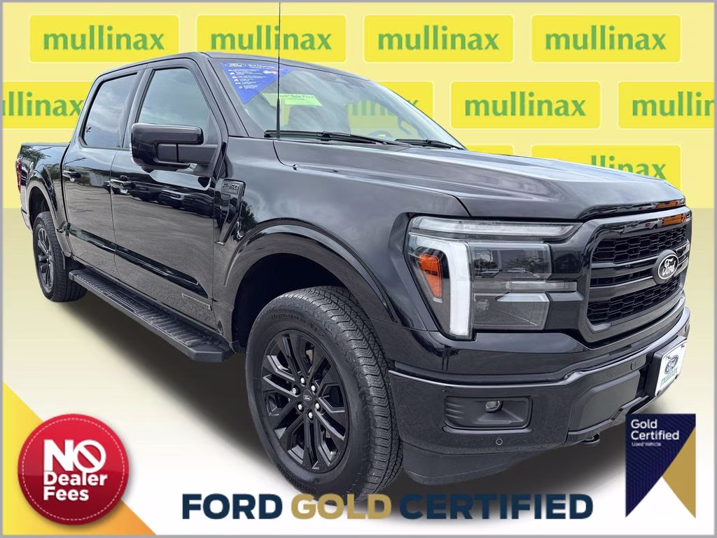 2025 Agate Black Metallic Ford F-150 Lariat 4X4 Truck