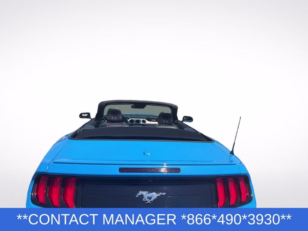 2023 Blue Ford Mustang EcoBoost Premium RWD Convertible