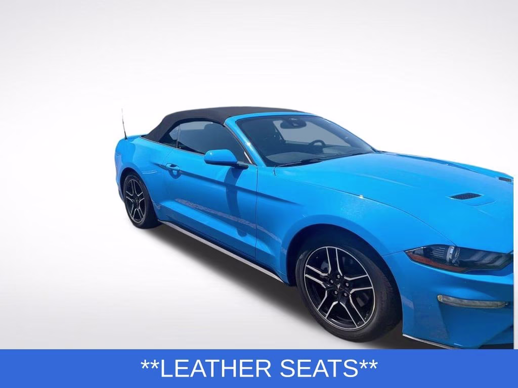 2023 Blue Ford Mustang EcoBoost Premium RWD Convertible