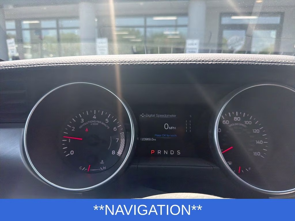 2023 Blue Ford Mustang EcoBoost Premium RWD Convertible