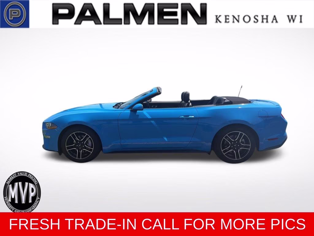 2023 Blue Ford Mustang EcoBoost Premium RWD Convertible