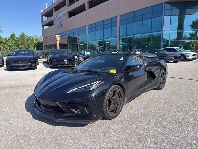 2025 Black Chevrolet Corvette 2LT RWD Coupe