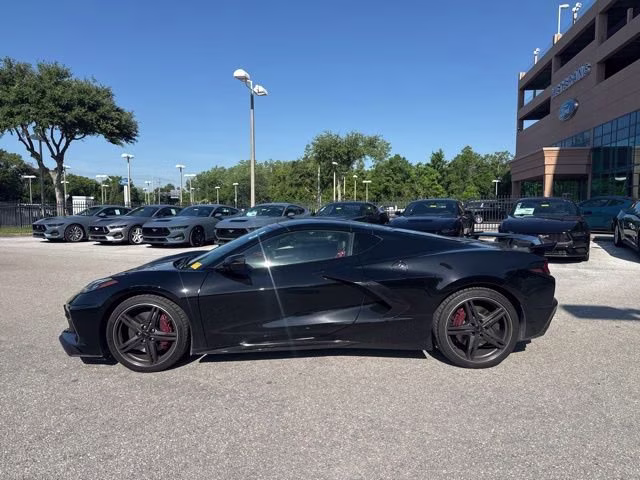 2025 Black Chevrolet Corvette 2LT RWD Coupe