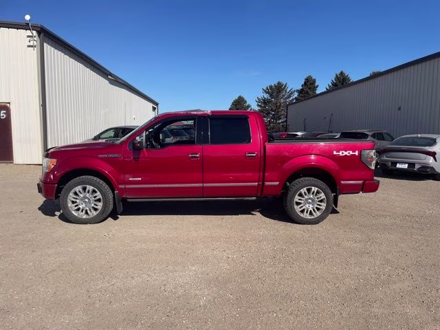2012 Red Candy Metallic Tinted Clearcoat Ford F-150 Platinum 4X4 Truck