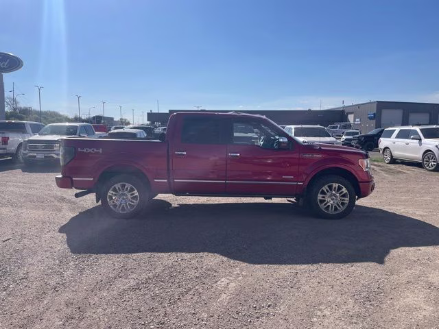 2012 Red Candy Metallic Tinted Clearcoat Ford F-150 Platinum 4X4 Truck
