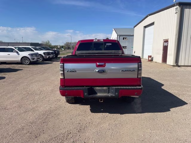 2012 Red Candy Ford F-150 Platinum 4X4 Truck