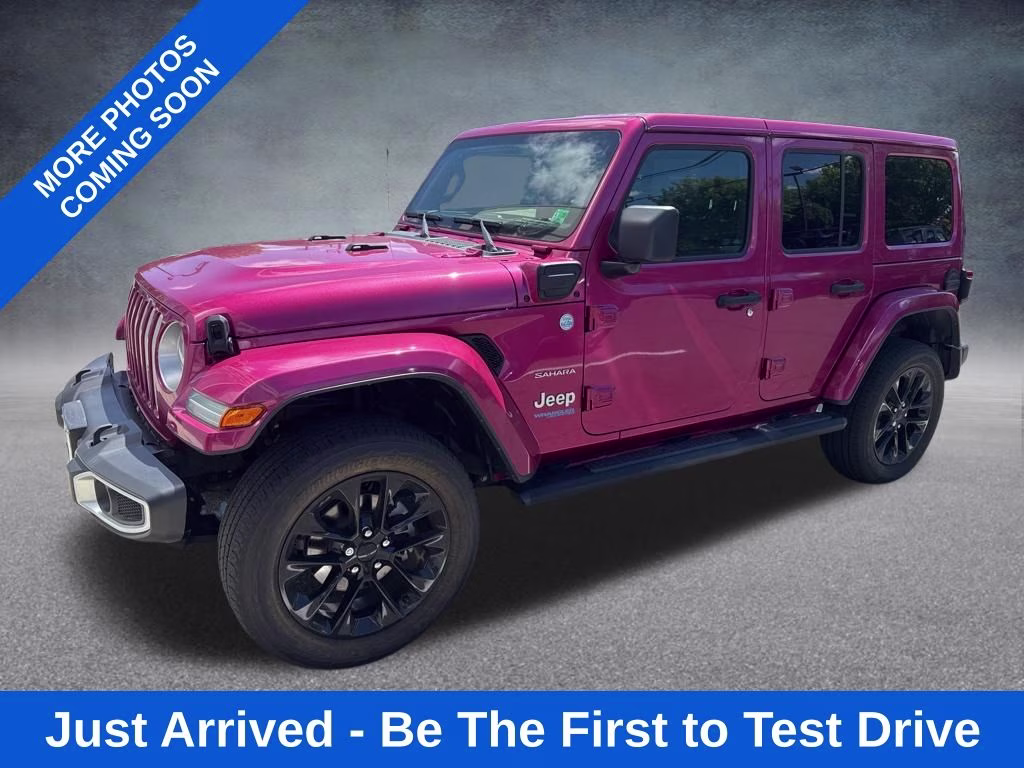 2021 Tuscadero Pearlcoat Jeep Wrangler Unlimited Sahara 4xe 4X4 SUV