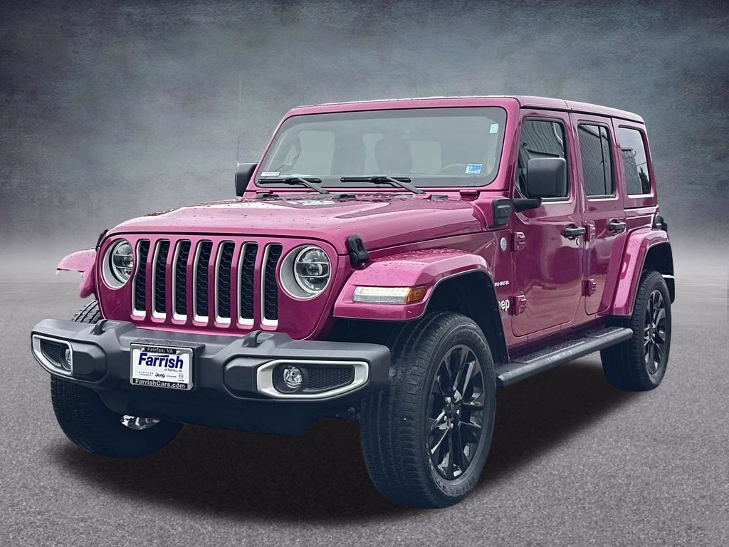 2021 Tuscadero Pearlcoat Jeep Wrangler Unlimited Sahara 4xe 4X4 SUV