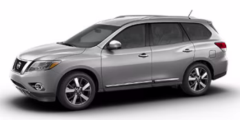 2013 Brilliant Silver Metallic Nissan Pathfinder Platinum AWD SUV