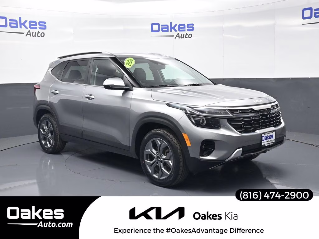 2024 Steel Gray Kia Seltos S AWD SUV
