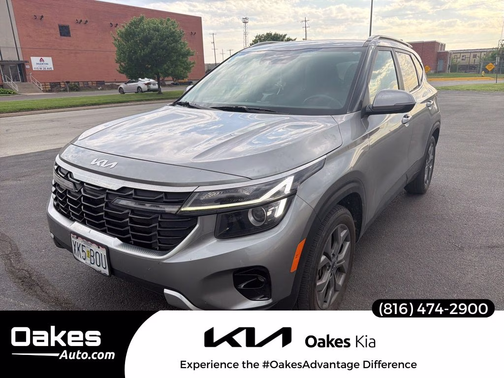 2024 Steel Gray Kia Seltos S AWD SUV