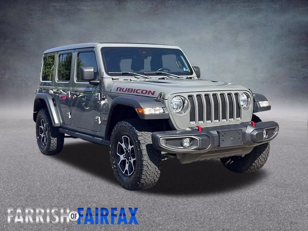2021 Sting-Gray Clearcoat Jeep Wrangler Unlimited Rubicon 4X4 SUV