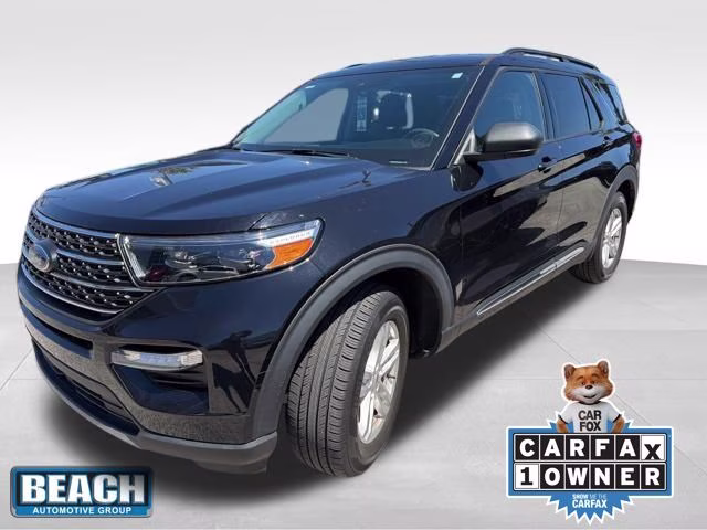 2022 Black Metallic Ford Explorer XLT RWD SUV